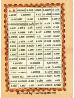 Ninety Nine Names of Allah (POCKET)